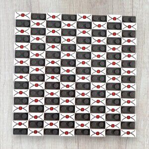 LEGO Envelopes 32pc Tile Lot 1x2 White Red Wax Seal Mail Love Letters Pieces MOC